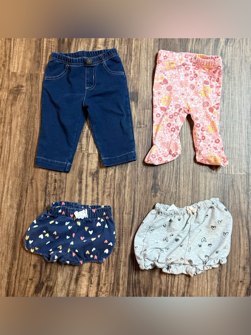3-6 Months Baby Girls Infants Bottoms Pants Bloomer Shorts Pj Pants